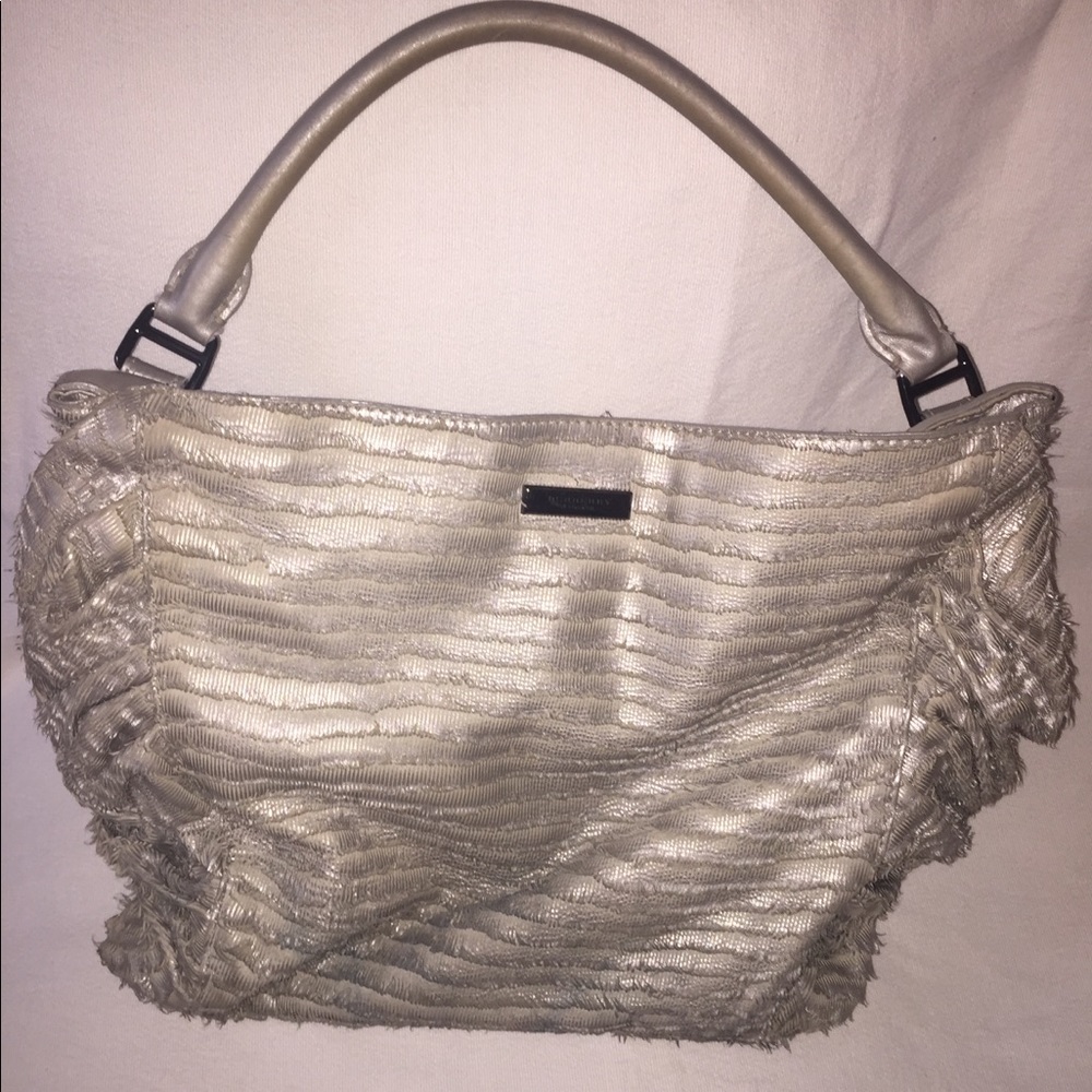 Prorsum Large Osprey Metallic Fringed Leather Bag